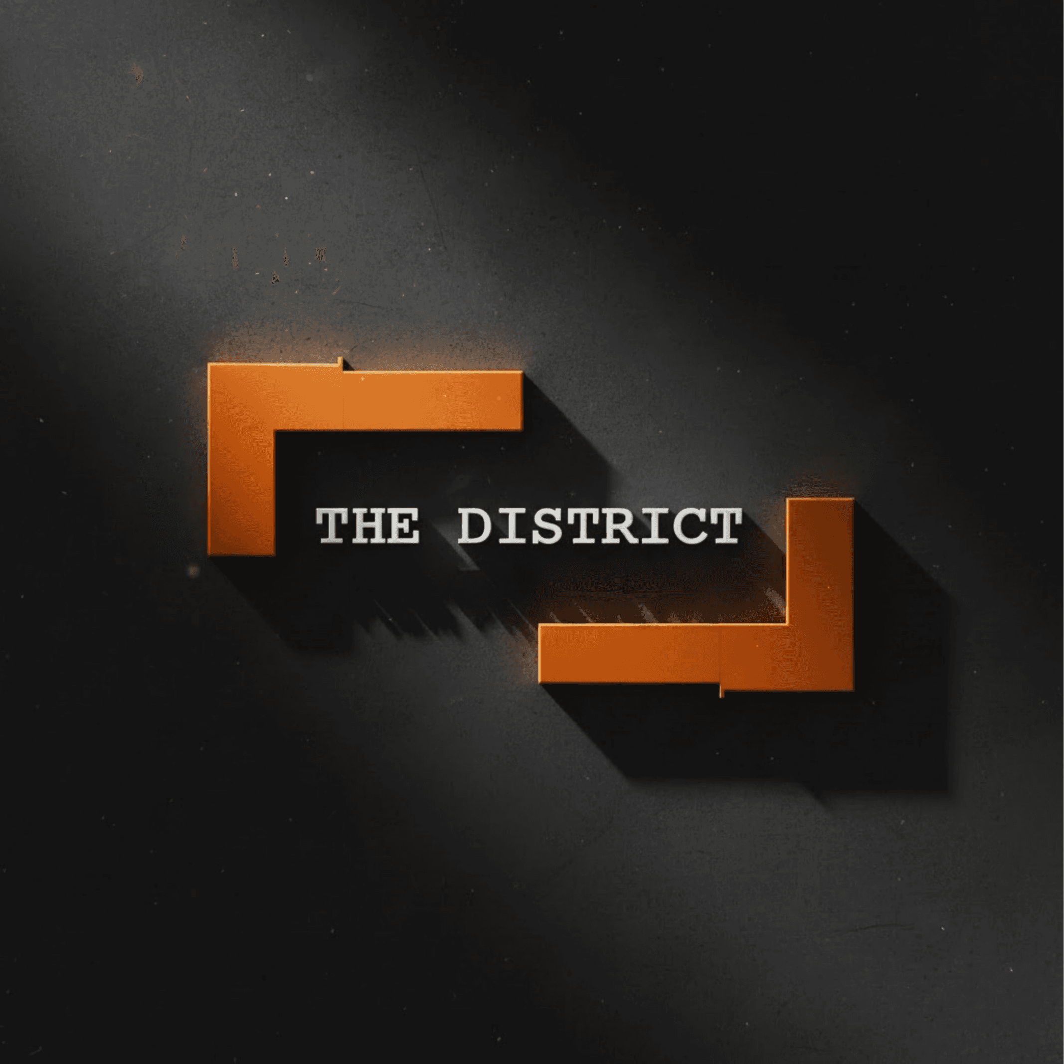 Logo 3D di The District